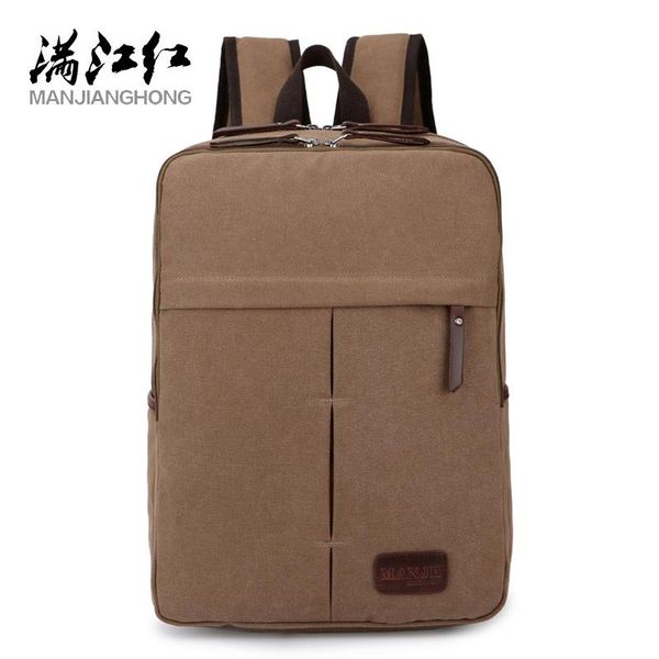 

backpack manjianghong large capacity wild canvas casual fashion bag retro harajuku style student