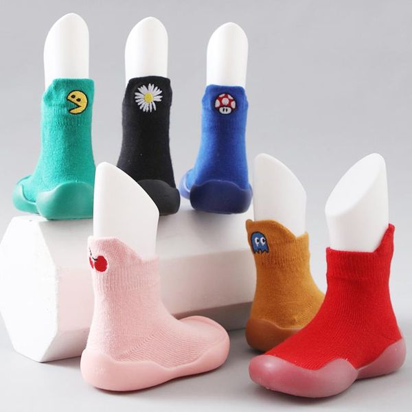 

first walkers 2021 arrival children cute casual shoes baby girl sock born boys boots tube socks calcetines zapatos