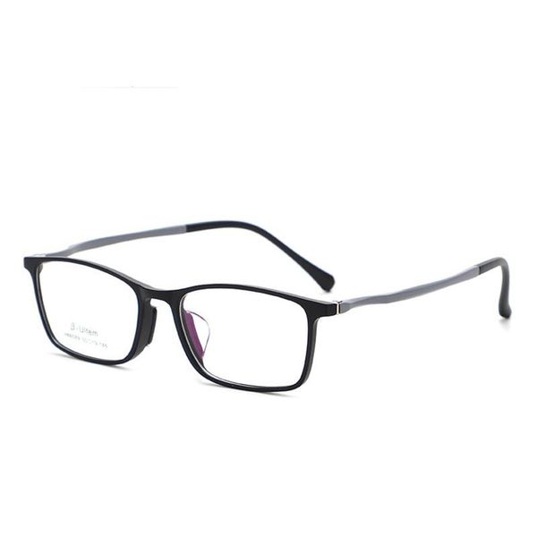 

fashion sunglasses frames oeyeyeo the plastic steel square rim spectacle men's business casual myopia eyeglasses sports comfortable eyew, Black