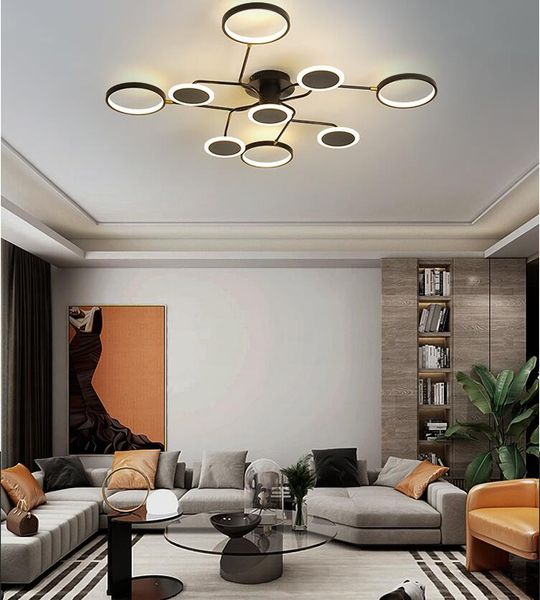 Moderno minimalista nórdico 220V preto e ferro forjado abajur de madeira redondo quarto sala de estar