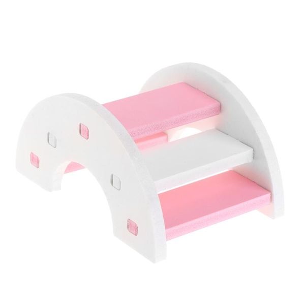 

small animal supplies hamster toy wooden pvc bridge seesaw pets squirrel funny qw