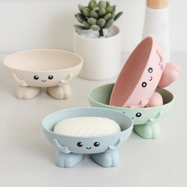 

1pcs soap box waterproof holder bathroom dish case container with cover dishes