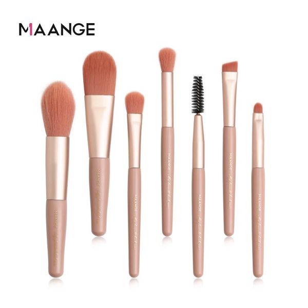 

makeup brushes maange 4/7pcs set powder foundation eye blush brush cosmetic professional mini kit tools maquiagem