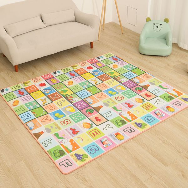 

Baby Crawling Play Mat Environmentally Friendly Folding Playmat Carpet for Children's Safety Mat Rug Playmat Soft Floor Blanket