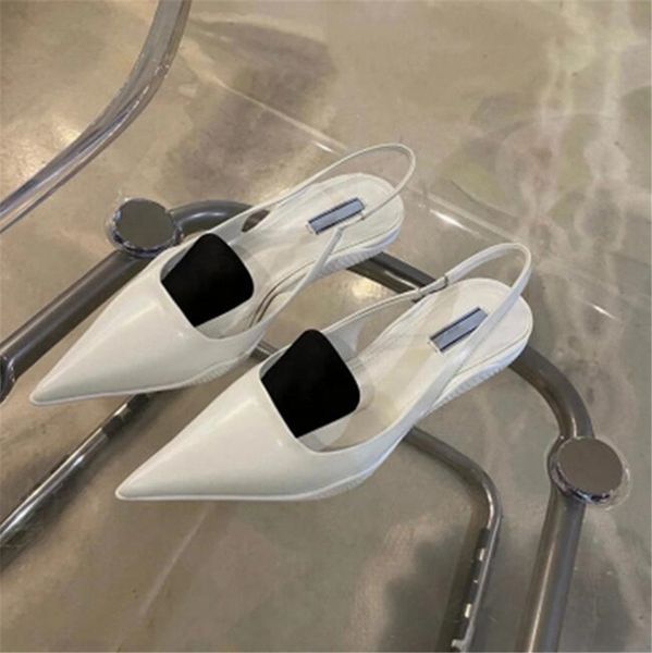 

classic women dress shoes fashion good quality brand leather high heel weding shoe female designer sandals ladies comfortable casual party p, Black