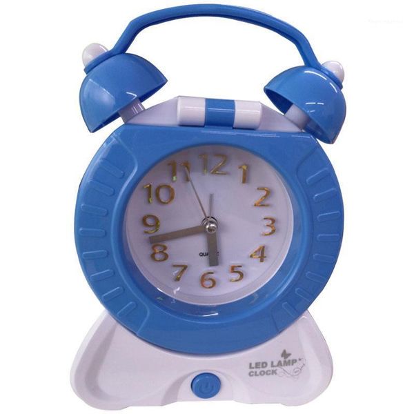 

desk & table clocks originality alarm energy-saving fold lovely bedside noctilucent lamp bedroom1