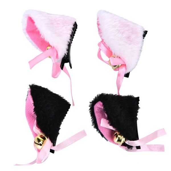 

other event & party supplies 1 pair cat ears with bell hair clip long fur hairpins headwear cosplay anime costume halloween gifts access