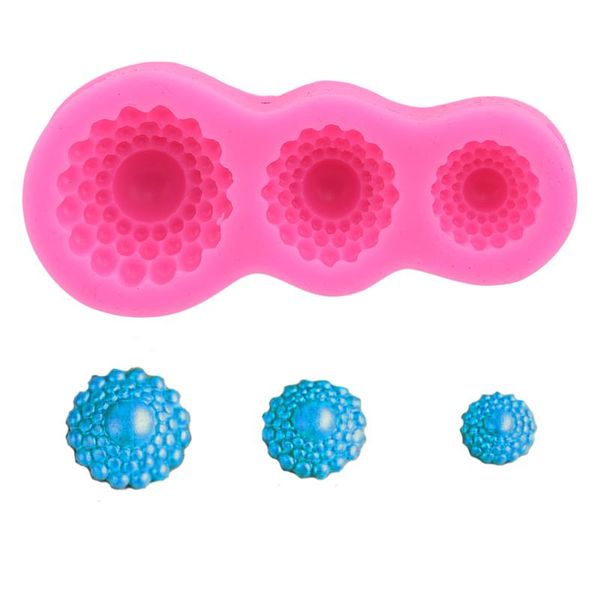 

silicone mold button shaped european lace pattern fondant moulds diy cake decorating bakeware tools