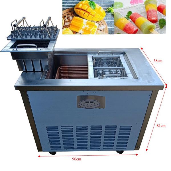 

ice cream making machine dual mode hard stainless steel popsicle fast cooling