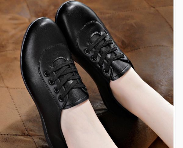 

women's shoes spring and autumn flat bottom round head @p24, Black