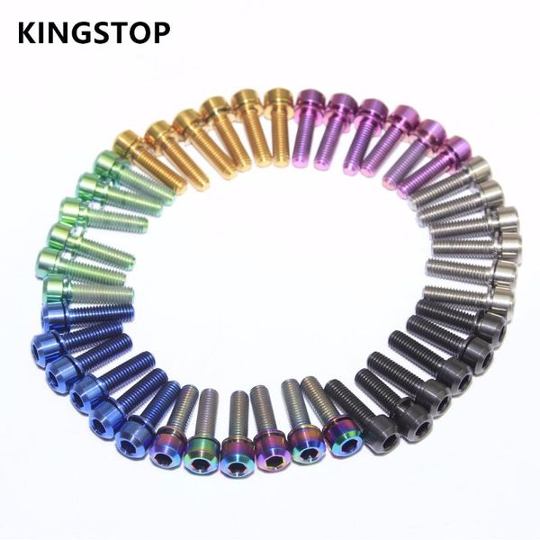 

bike brakes titanium bolts for bicycle stem screws 5 color options m5*18