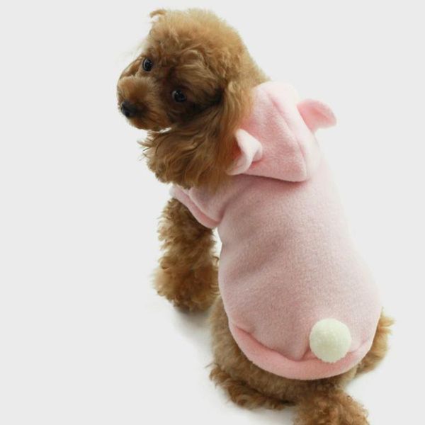 

dog hoodie fleece coat outfit winter doggie puppy small clothes yorkshire pomeranian bichon poodle schnauzer clothing apparel