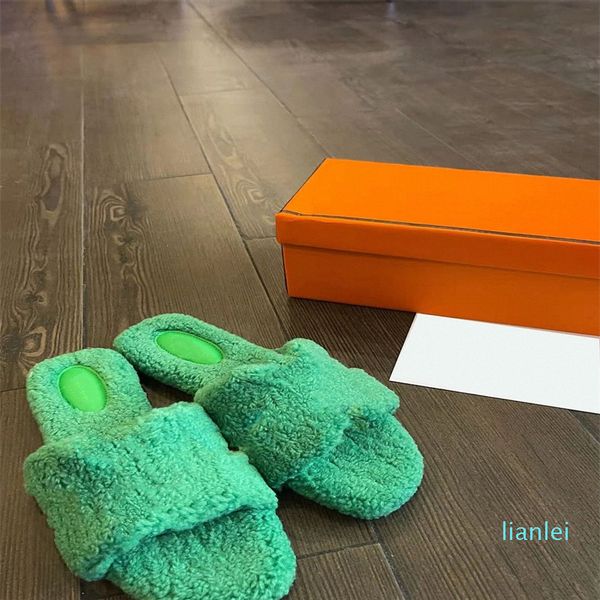 

designer stiletto high heels love horse cotton slipper slippers shoes design quality women autumn and winter wool flip flops with orange box, Black