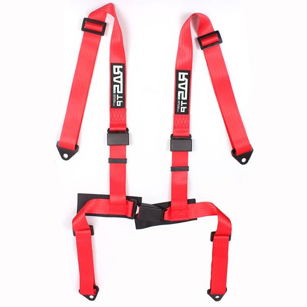 

safety belts & accessories universal four-point seat belt for racing trucks 2 inch big black buckle car wiring harness -bag048