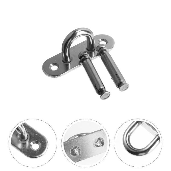 

hooks & rails 2pcs stainless steel hook strong load-bearing fixed ring storage