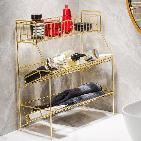 

bathroom storage rack floor vanity bedroom multi-layer bottles & jars