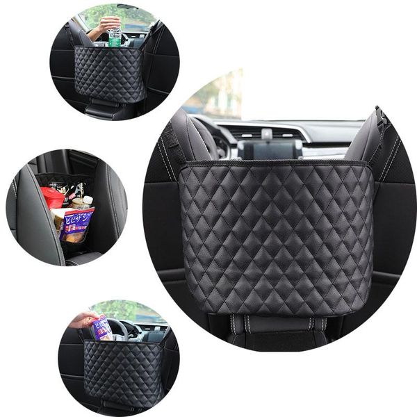 

car organizer rear seat back hanging nets pocket wallet storage bag net handbag