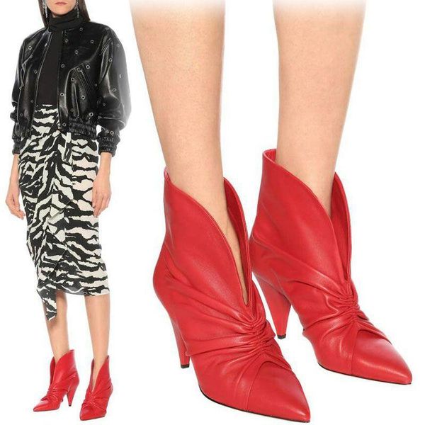 

boots style pointed inside and outside full leather quality simple personality banquet wedding shoes, Black