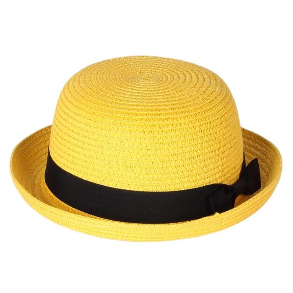 

wide brim hats bowknot tapes straw hat round panama paper fashion style summer beach ladies women spring autumn 56, Blue;gray