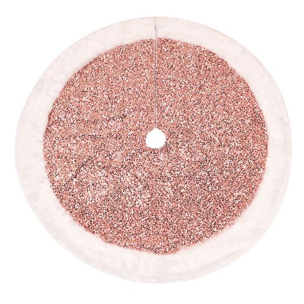 

christmas decorations aprons tree skirt cloth gift 90cm red 1 pack sequins party supplies plush sequin fabric xmas ornaments flannel