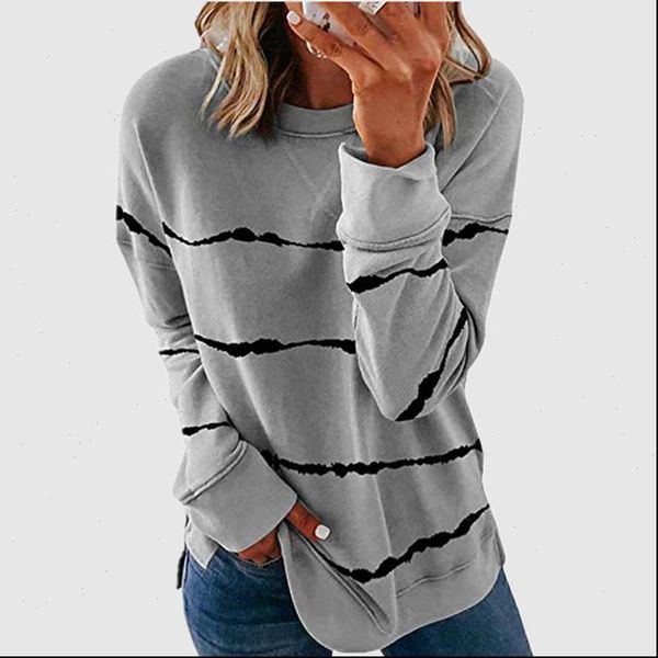 

fall clothes 5xl plus size women t shirts stripe casual long sleeve oversized loose tee shirt ladies, White