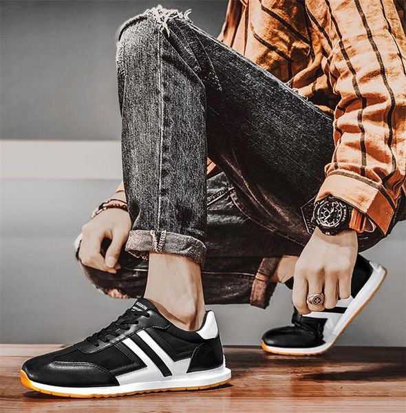 

wear all seasons sneaker shoe sporty fashion comfortable breathable men's non-slip shock absorption durable wear-resistant 11size 39-44