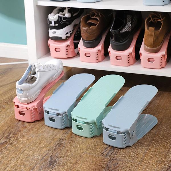 

layered shoe rack cabinet storage space saving shelf household goods e136 clothing & wardrobe