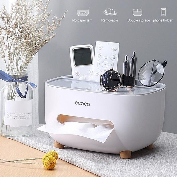 

napkin holder household living room dining creative lovely simple multi function remote control storage tissue box boxes & napkins