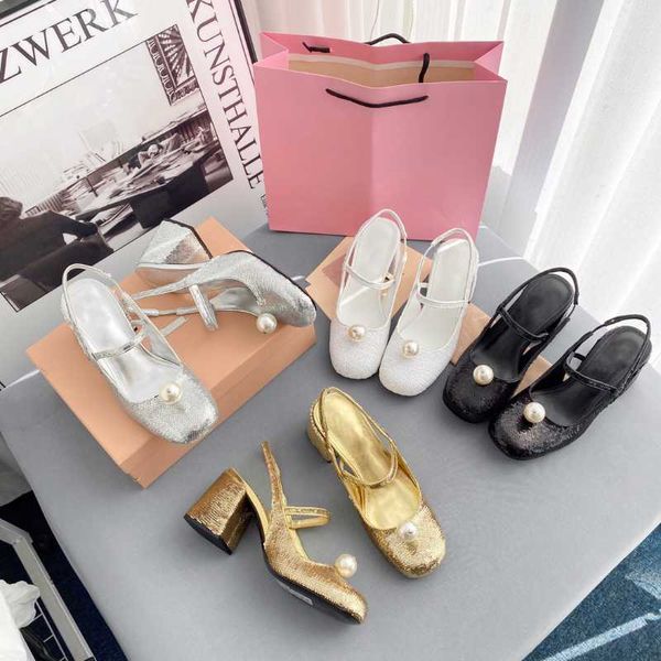 

sandals autumn/winter fashion women's lady temperament pearl accessories famous style size: 35-40, Black