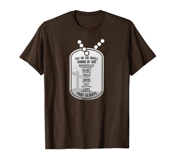 

Put On The Whole Armor Of God Military Support T-Shirt, Mainly pictures