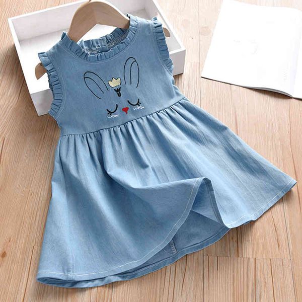 

girl's dresses girls girl summer cat after embroidery denim princess toddler h3cp, Red;yellow