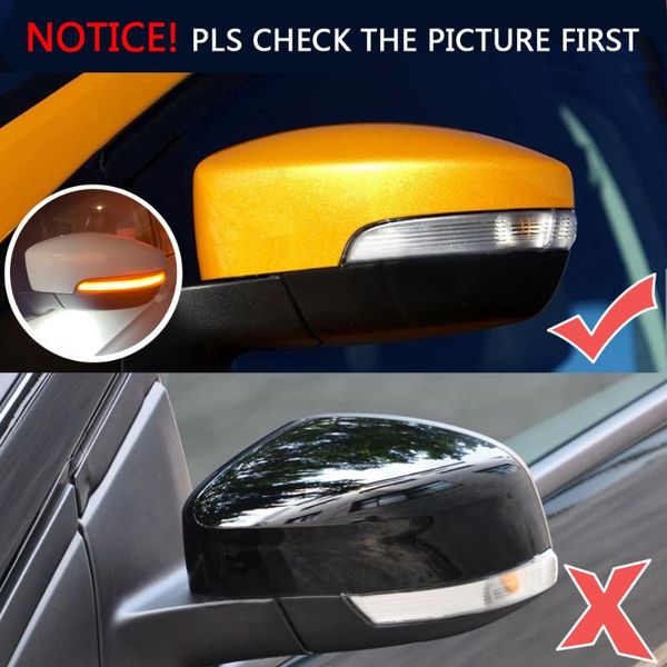 

emergency lights for kuga / escape 2013-2021 all car accessories dynamic led side rearview mirror turn signal light indicator