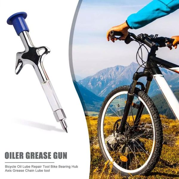 

tools bicycle lubricant grease gun for mountain mtb bike service accessories oil precise injector multi tool