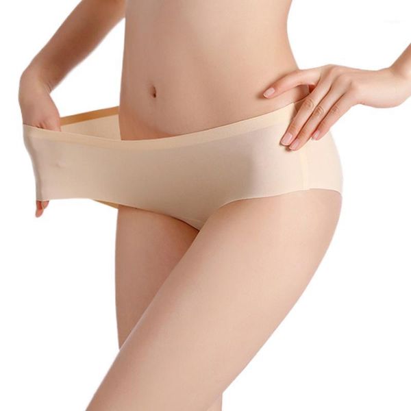 

women's panties xxl solid women thin cool female seamless briefs girls summer comfortable soft lingerie underwear, Black;pink