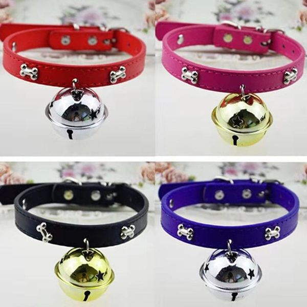 

dog collars & leashes small collar bell teddy puppy cute cat can wear a leash for dogs and cats general