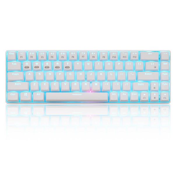 

keyboard mouse combos xinmeng 68-key wireless bluetooth mechanical three-mode mobile phone tablet notebook deskcomputer office