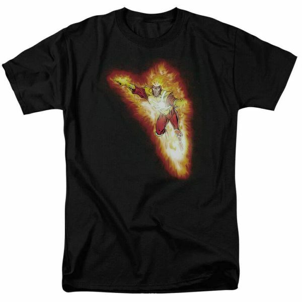 

firestorm blaze t shirt licensed comic book tee black, White;black