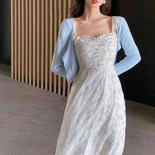 

casual dresses women summer print floral midi lace camisole vintage franch female strapless party holiday lady boho vestido gg8u, Black;gray