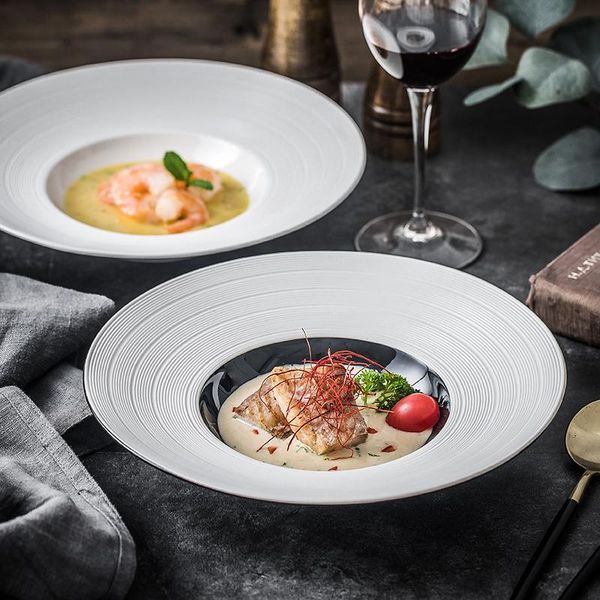 

dishes & plates modern round dinner dinnerware decorative tray nordic breakfast talerze obiadowe tableware bd50dp