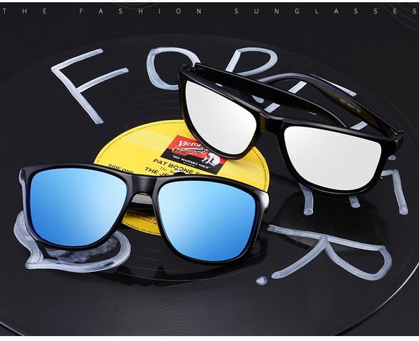 

fashion sunglasses frames polarized men's classic retro quality must-have for travel and driving, Black