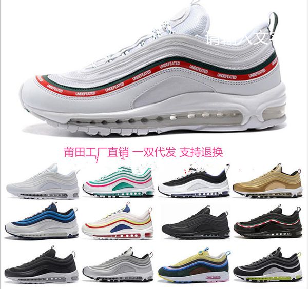 

putian shoe factory bullet 19 air cushion max97 reflective large men's and women's leisure sports shoes 270