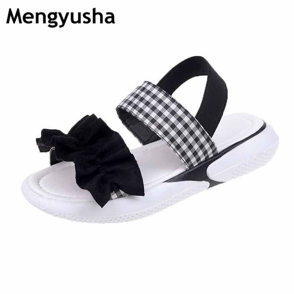 

dress shoes sandals female students summer 2021 fashion muffins thick, Black