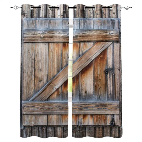 

curtain & drapes wood door window home decor curtains for living room bedroom kitchen panel