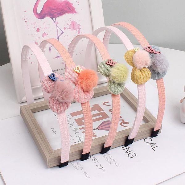 

hair accessories 2021 korean version of children's ball bow tie student headband with teeth non-slip hairpin girl, Slivery;white