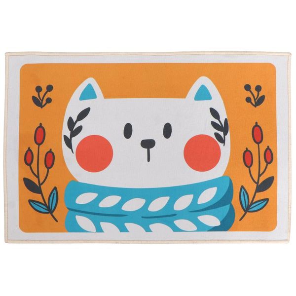 

bath mats 1pc anti-slip floor mat cartoon ground kid bathroom pad (yellow)