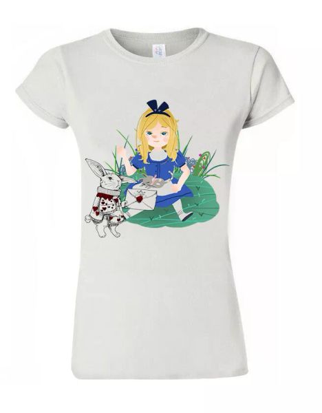 

Alice In Wonderland Inspired T Shirt Men Women Unisex Trendy Tshirt Gift M348, Mainly pictures