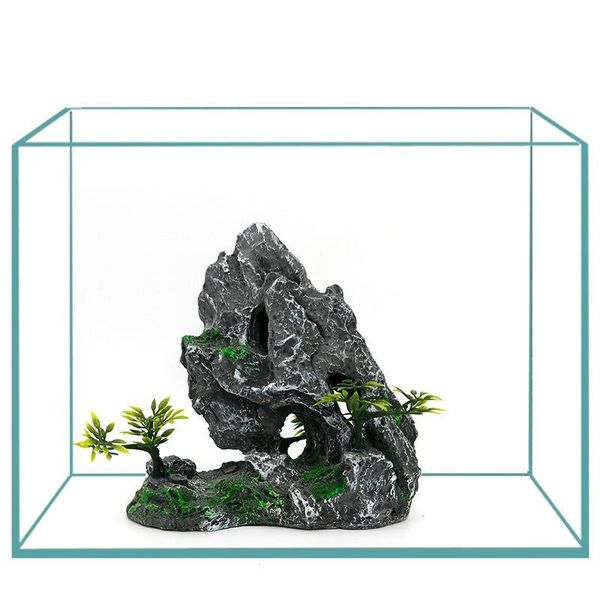 

resin aquarium accessories aquascape ornaments fish tank landscaping decoration simulation rockery landscape decor decorations