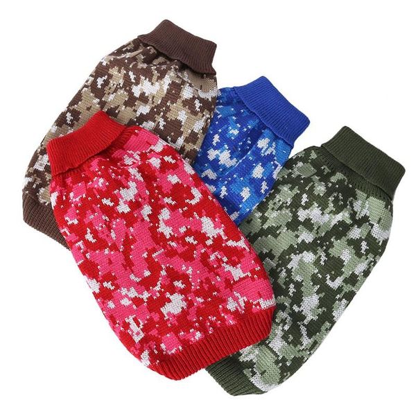 

dog apparel dogs clothes knitwear sweater pet costume winter for puppy chihuahua teddy pug clothing thickening jackets coats
