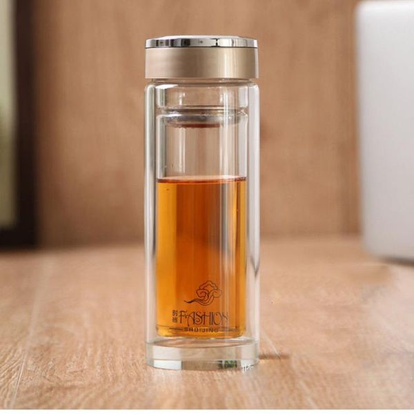 

water bottles bottle double thick cups glass tea insulated office car large capacity business