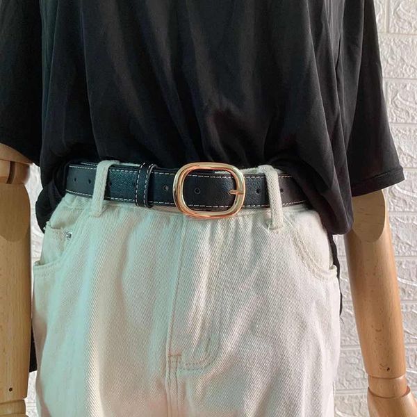 

belts pu leather for women decorative simple waist belt cummerbund luxury female cinturon dress drop, Black;brown